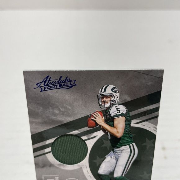 Christian Hackenberg Rookie Patch Card, #7 2016 Panini Absolute Patch NY Jets - Picture 2 of 6